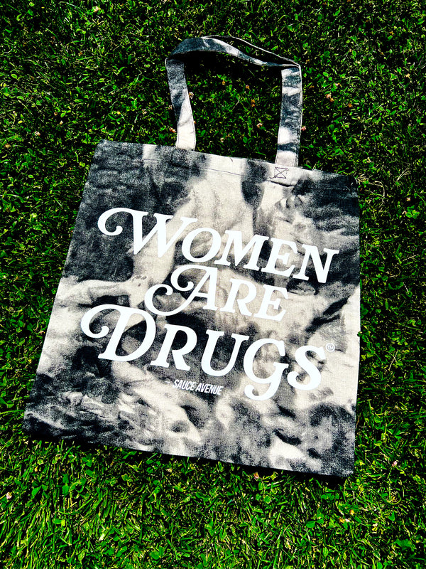 Women Are Drugs® (WH) | Tie-Dyed Canvas Bag