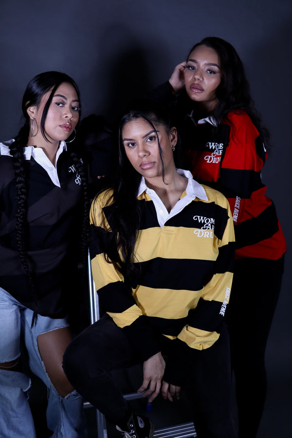 Women Are Drugs (WH) | Mens Rugby Stripe Jersey