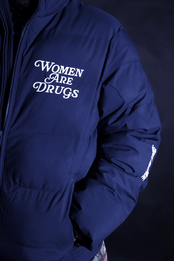 Women Are Drugs® (WH) | Navy Puffer Coat