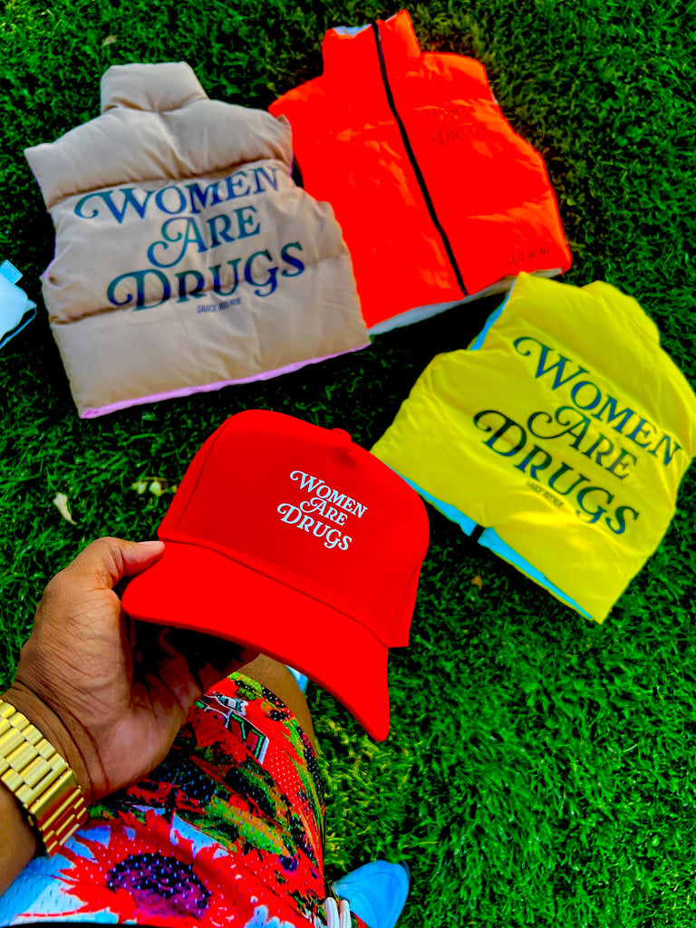 Women Are Drugs (S) | Red Trucker Hat