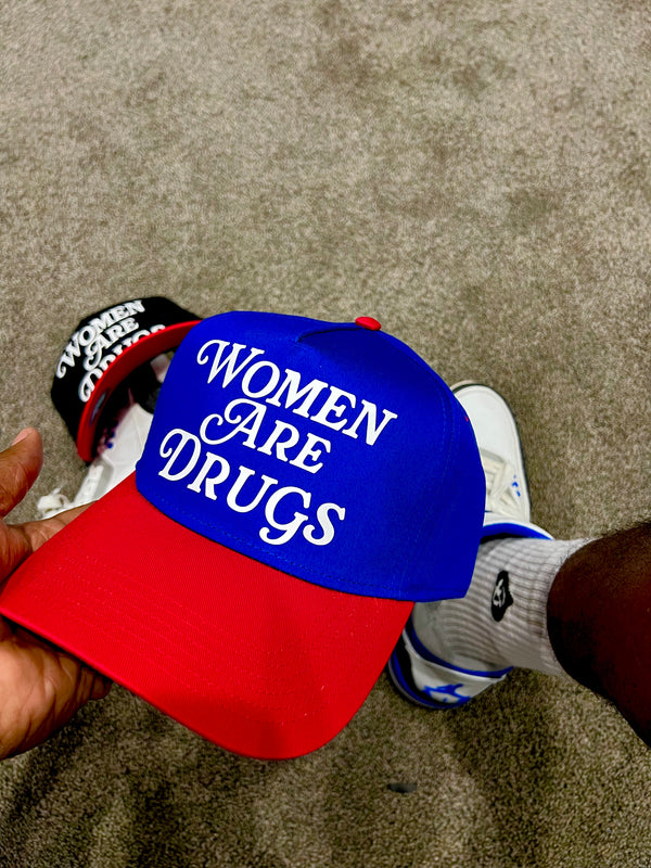 Women Are Drugs® (WH) | Red/Ryl Trucker Cap