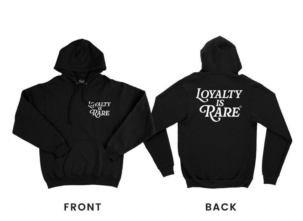 Loyalty Is Rare (WH) | Black Hoodie
