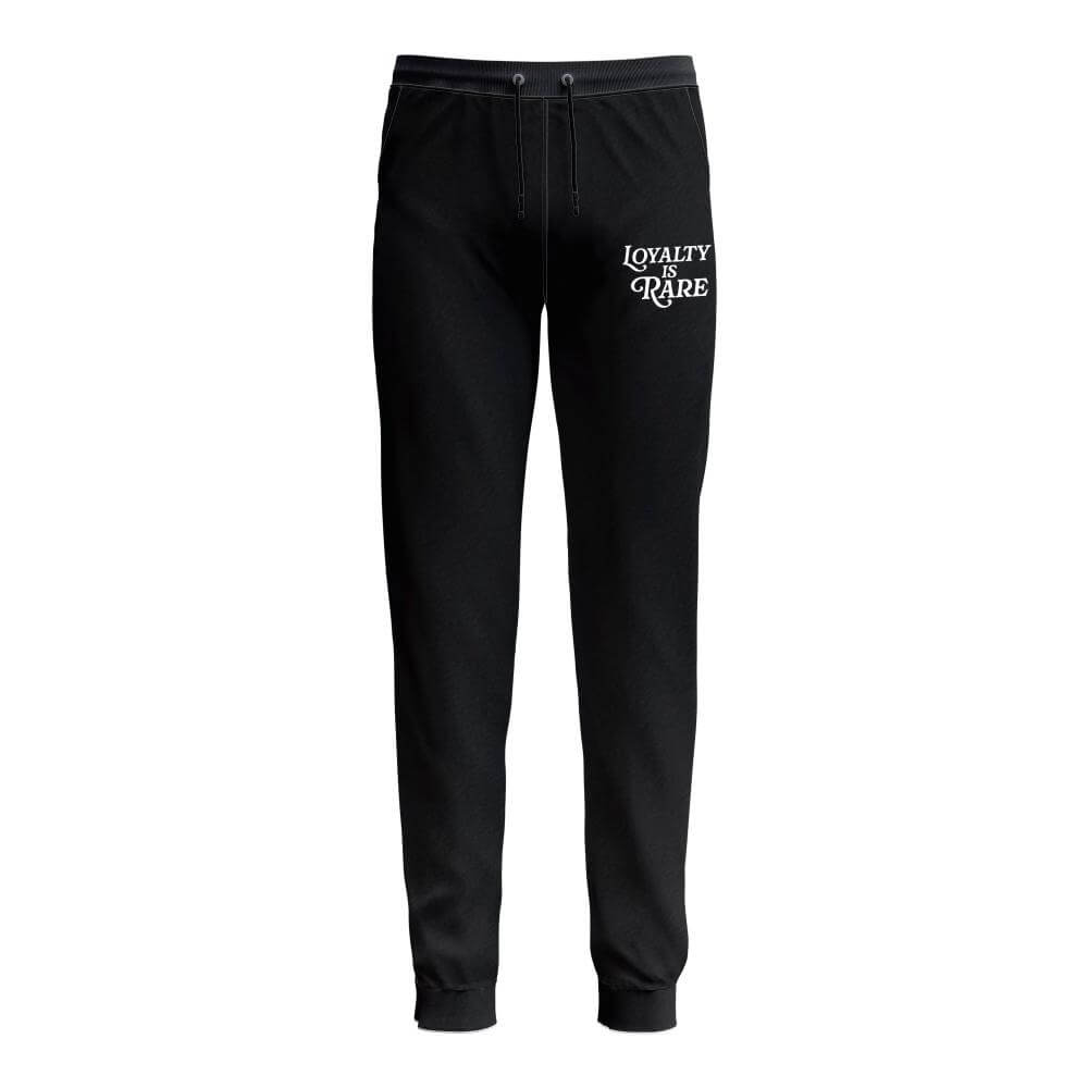 Loyalty Is Rare (WH) | Black Joggers