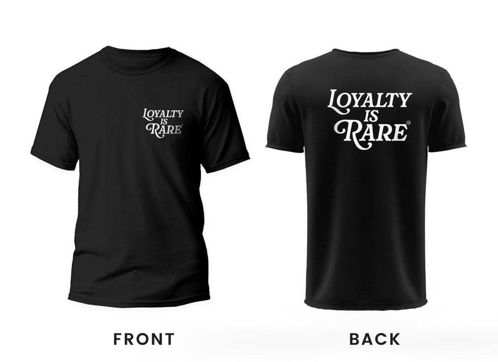 Loyalty Is Rare (WH) | Black Tee