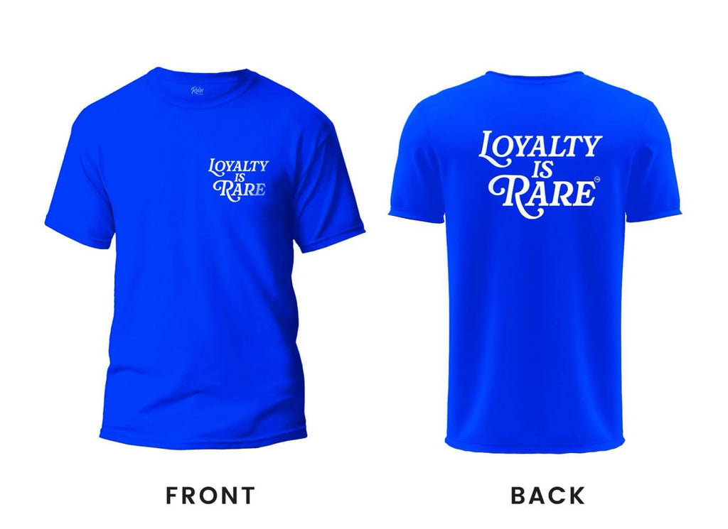Loyalty Is Rare (WH) | Blue Tee