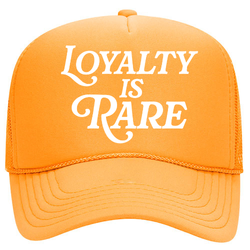 Loyalty Is Rare (WH) | Gold Trucker Hat