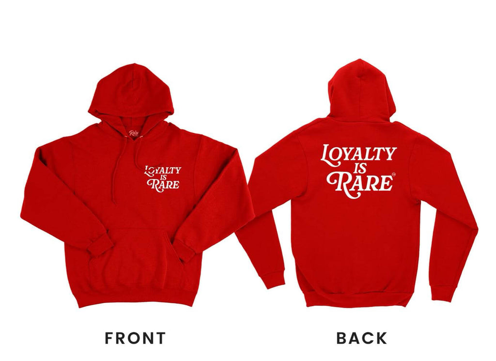 Loyalty Is Rare (WH) | Red Hoodie