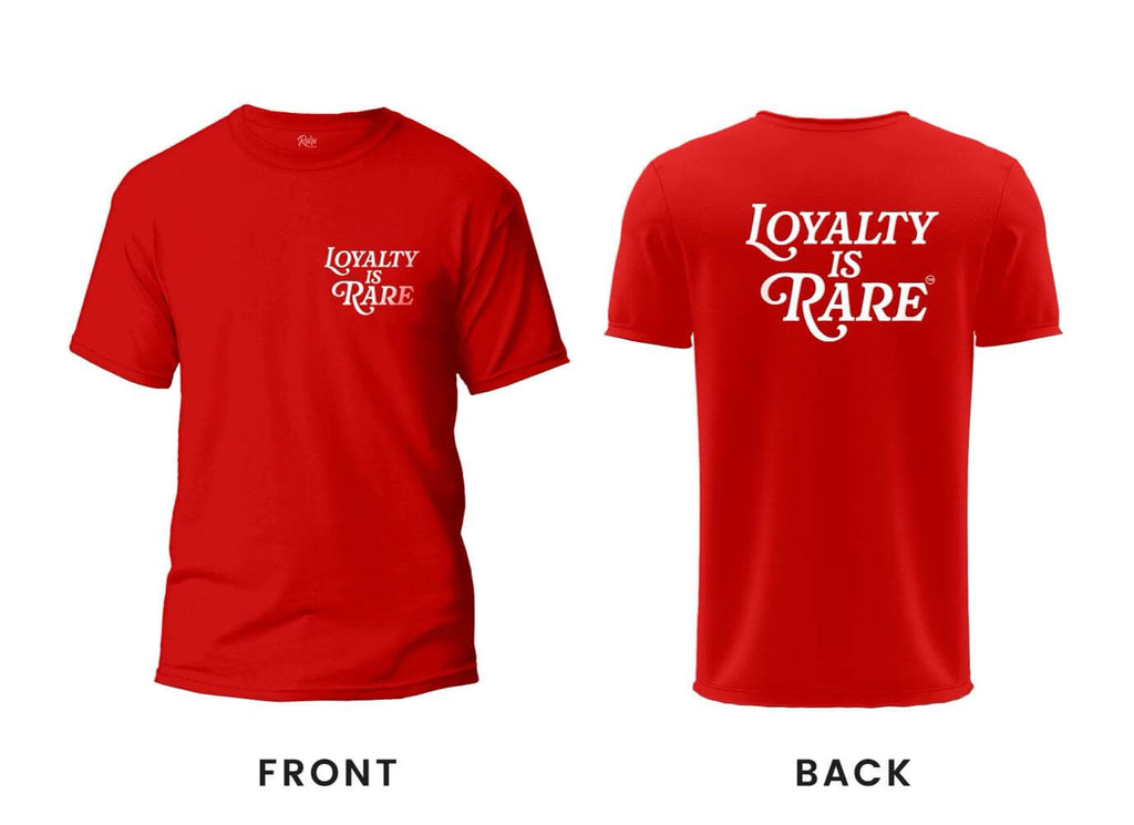 Loyalty Is Rare (WH) | Red Tee