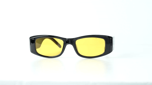 Women Are Drugs® | Black Sunglasses (Yellow Lenses)