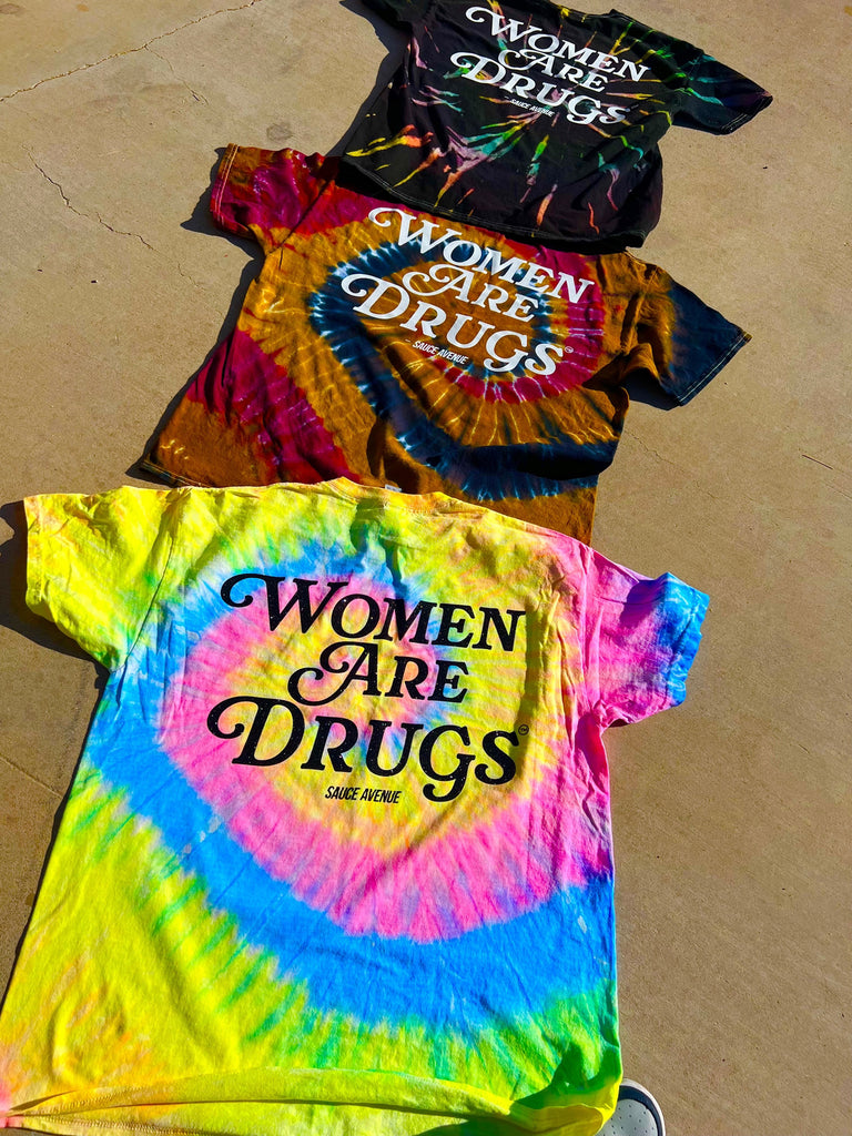 Women Are Drugs | Rolling Loud (2023) Tie Dye Starter Pack (WH) (3 Tees) Bundle