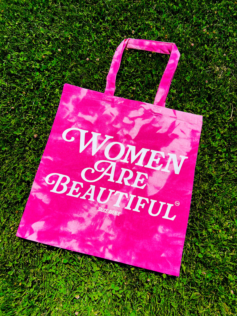 Women Are Beautiful® (WH) | Tie-Dyed Canvas Bag