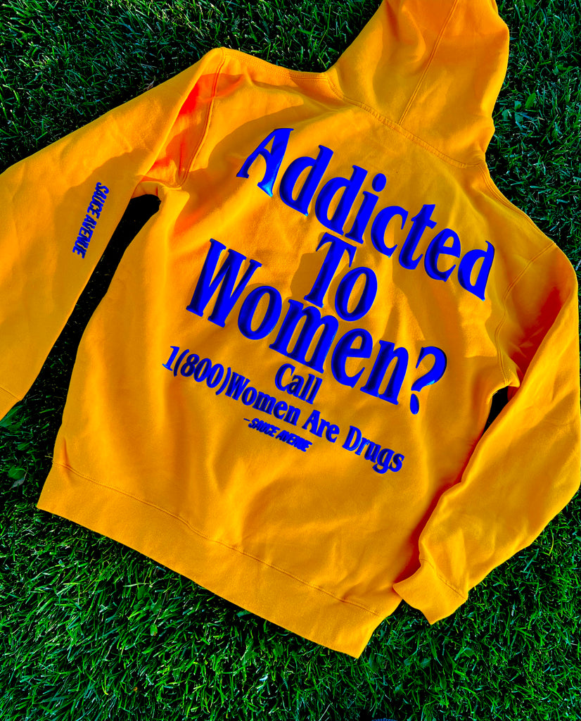 Addicted To Women?™ (BRP) | Luxury Heavyweight Hoodie (Gold)