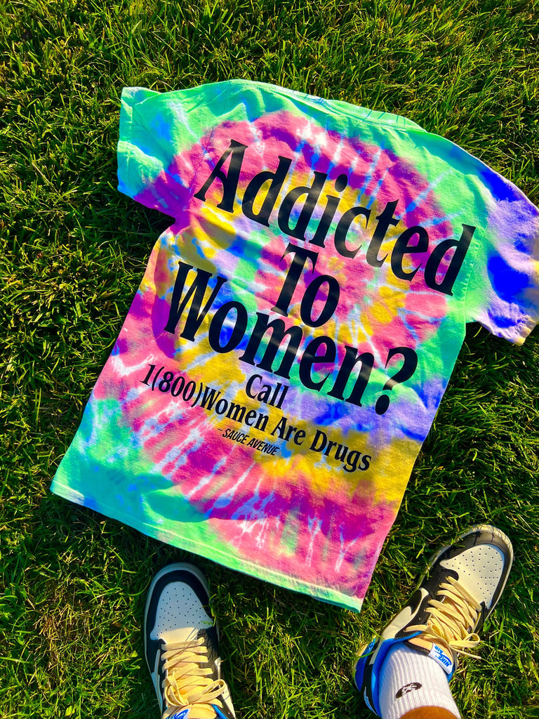 Addicted To Women?™ (BLK) | Airy Spiral Tee