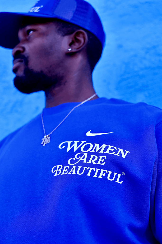 Women Are Beautiful (WH) | Royal Nike Crewneck