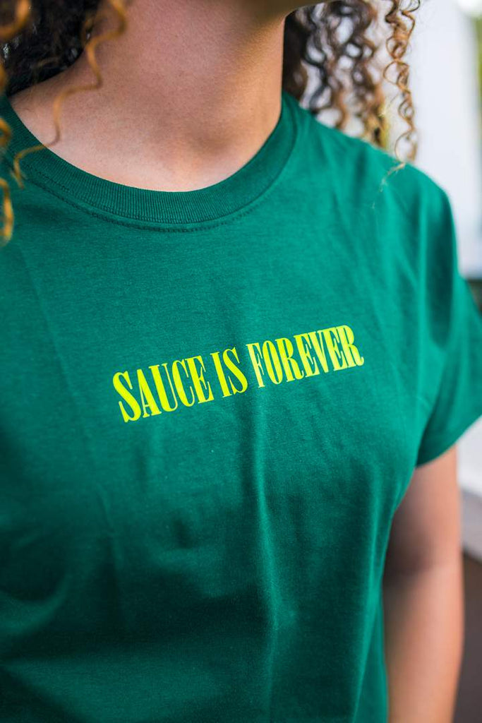 Neon Green Sauce Is Forever (S) | Green Tee - Sauce Avenue