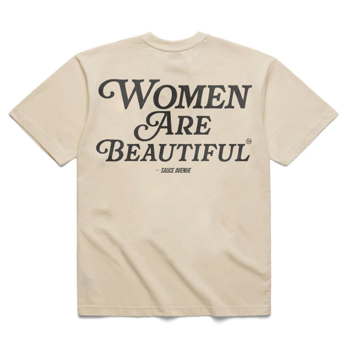 Women Are Beautiful (BK) | Off White Tee