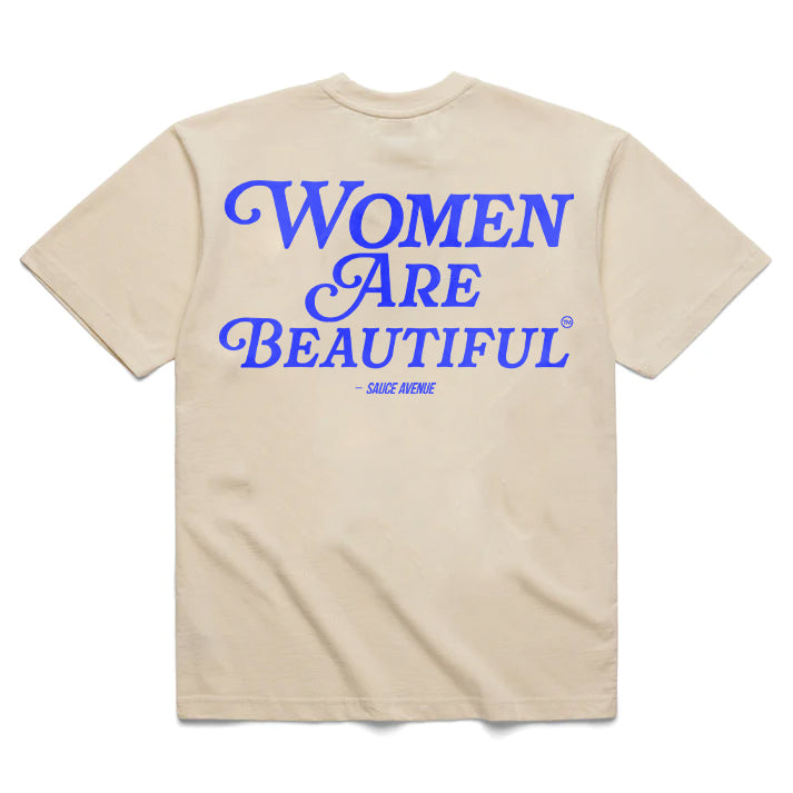 Women Are Beautiful (BL) | Off White Tee