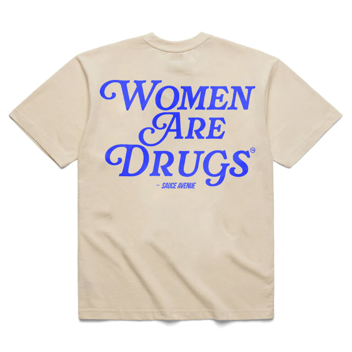 Women Are Drugs (BL) | Off White Tee