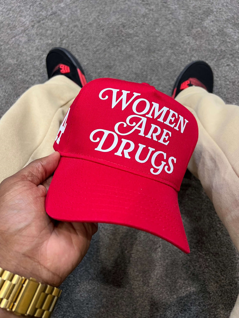 LA Women Are Drugs® (WH) | Red Trucker Cap