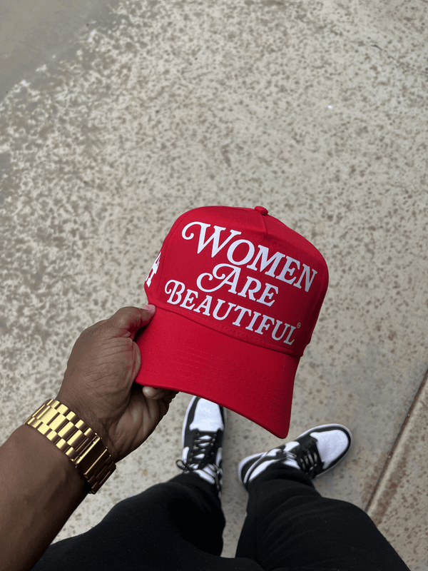 LA Women Are Beautiful® (WH) | Red Trucker Cap