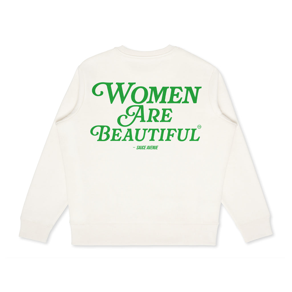 Women Are Beautiful (GN) | Off White Crewneck