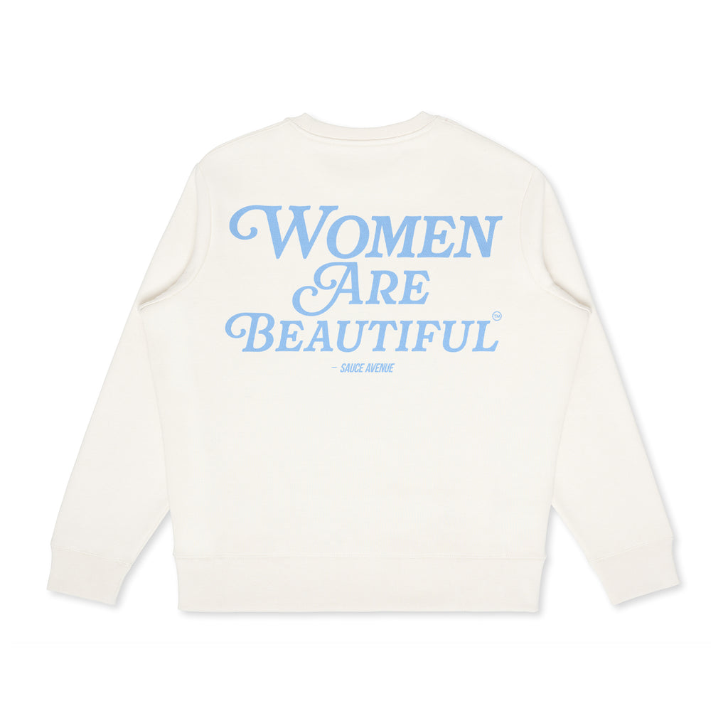 Women Are Beautiful (LBL) | Off White Crewneck