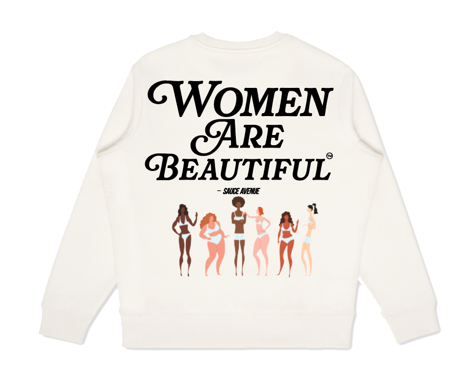Women Are Beautiful (BK ACS) | Off White Crewneck