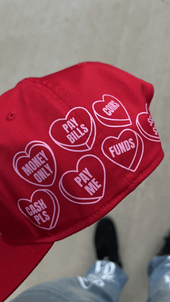Women Are/Love (PK) | Red Trucker Cap (Valentine's Day Editions)