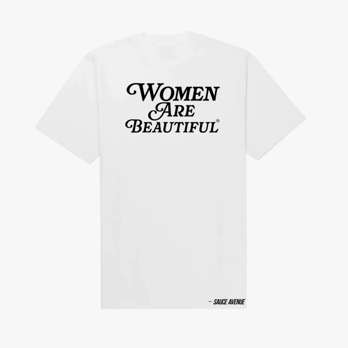 Women Are (BK) | White Tee