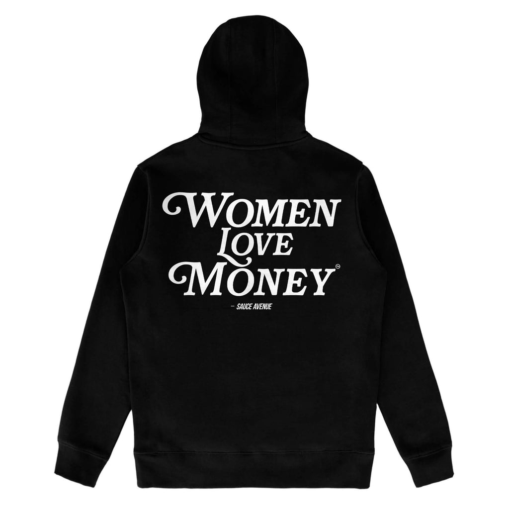Women Love Money (WH) | Black Hoodie