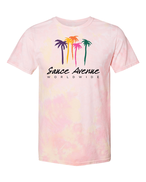 Palm Trees SA Worldwide | Sunset Tee - Sauce Avenue