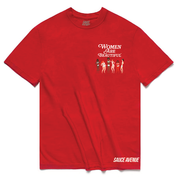 Women Are Beautiful (WH) (ACS) | Red Tee