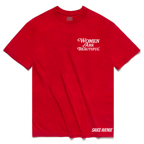 Women Are Beautiful (WH) | Red Tee